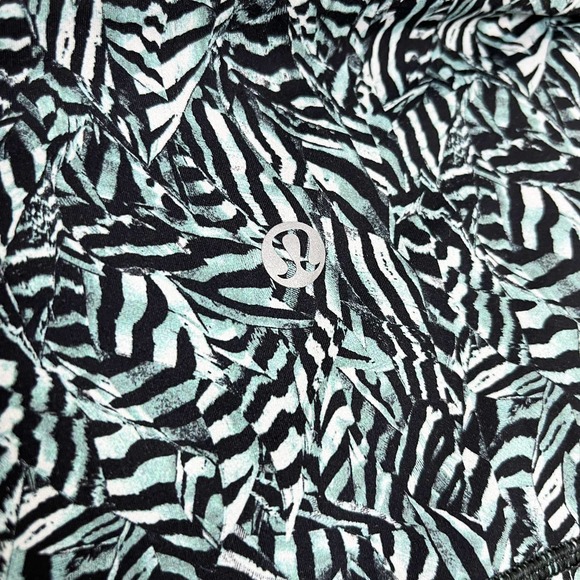 Lululemon Hi Rise Wunder Under Pant Dazzle Nulux Patterned Leggings Size 6 - Picture 11 of 13